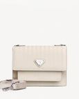 
FEY | Umhängetasche pearl weiss/silber - frontal