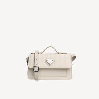 EGG | Shoulder bag pearl/silver