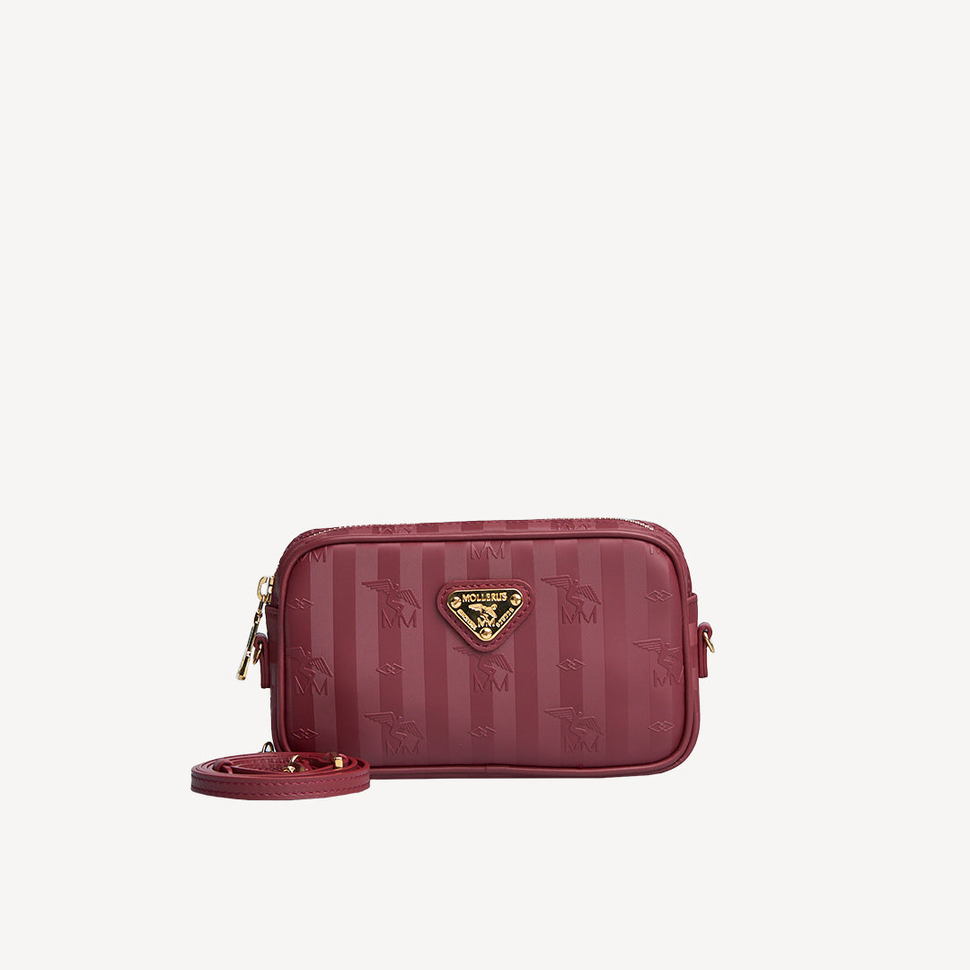 RIVAZ | Shoulder bag antique red/gold
