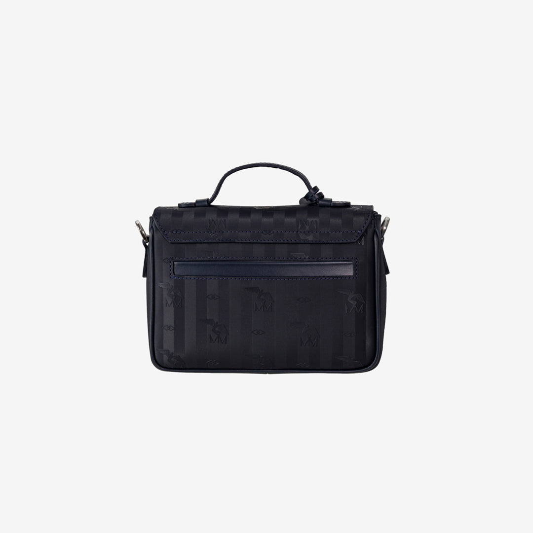 MEYRIN | Umhängetasche Space Blau/Silber - HINTEN