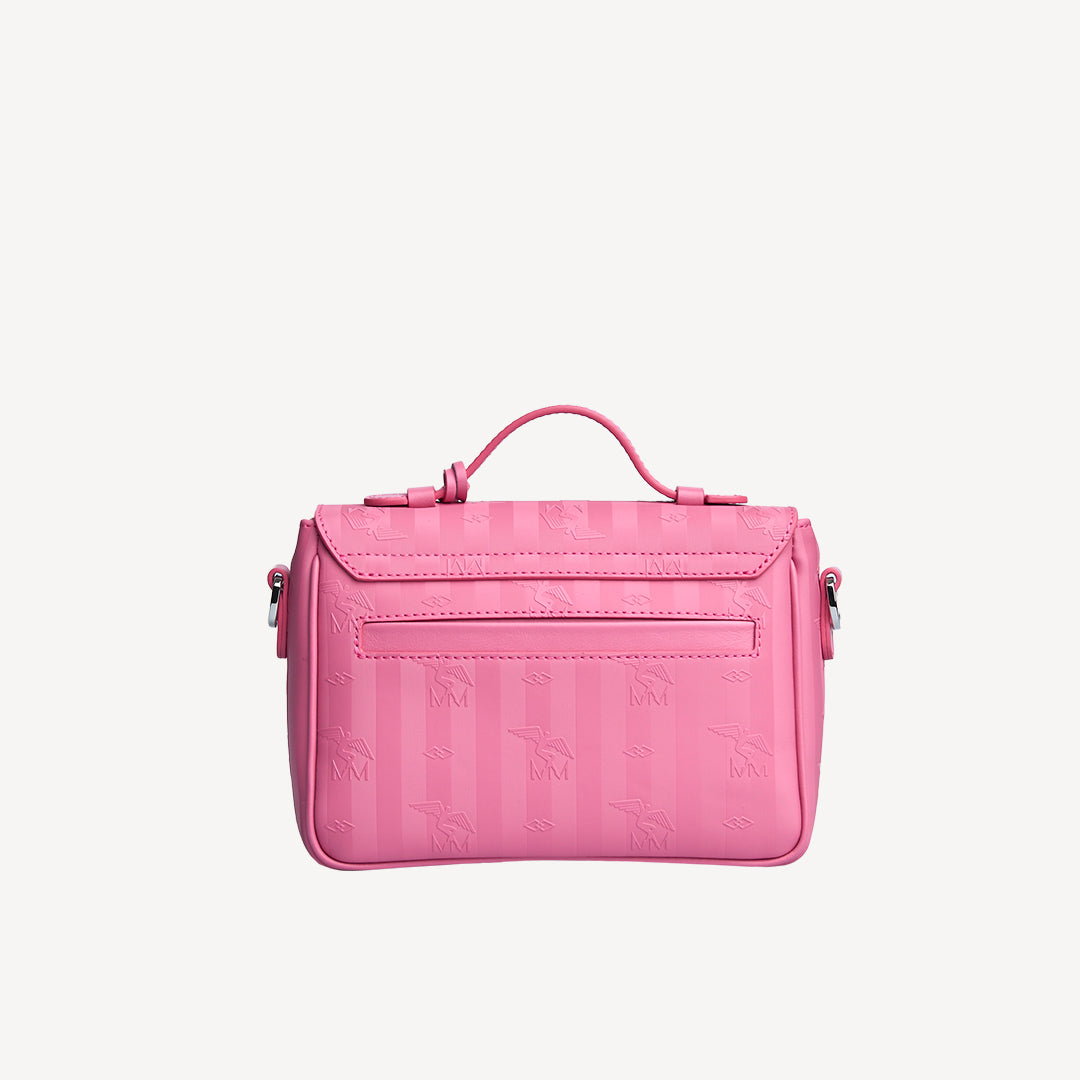MEYRIN | Umhängetasche Mollerus bubble pink/silber - von hinten