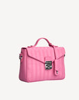 MEYRIN | Umhängetasche Mollerus bubble pink/silber - seitlich