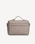 MEYRIN | Umhängetasche taupe grau/gold - von hinten