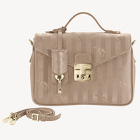 MEYRIN | Sac bandoulière perle/argent