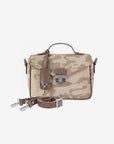 MEYRIN | Schultertasche camouflage beige/silber - FRONTAL