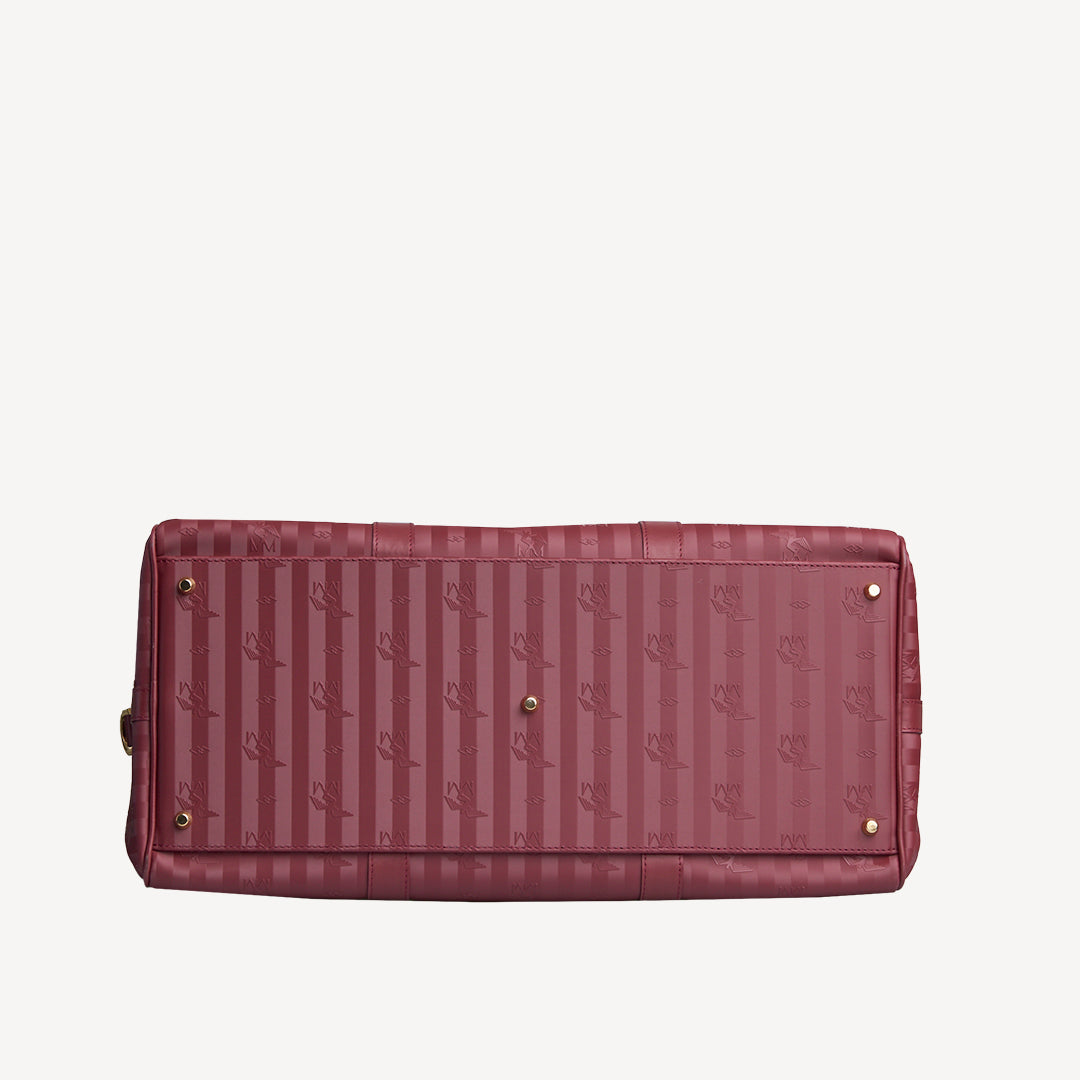 MADRID | Reisetasche Mollerus antique rot/gold - unten