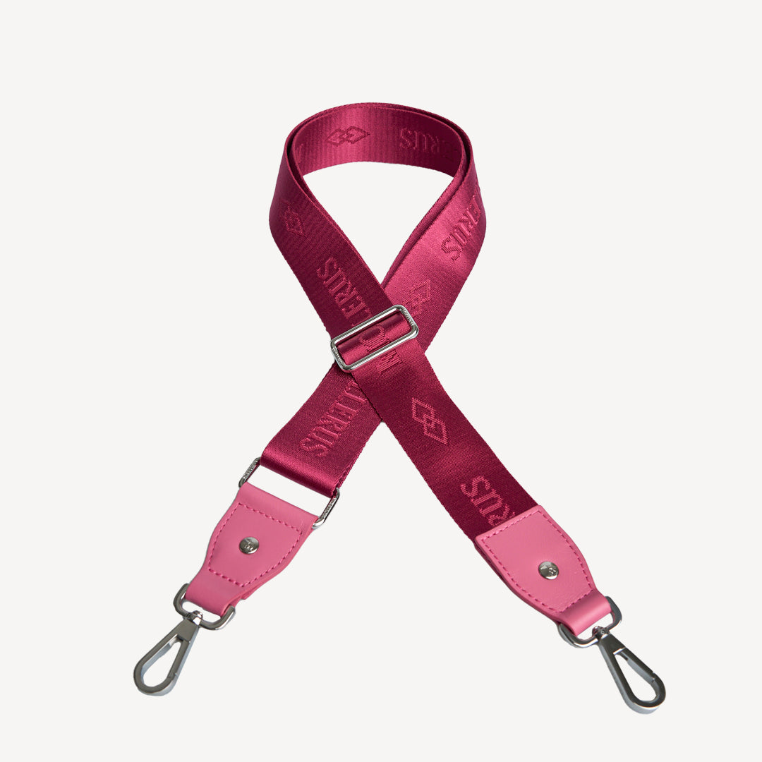 ALADDIN| SCHULTERRIEMEN bubble pink/silber - FRONTAL