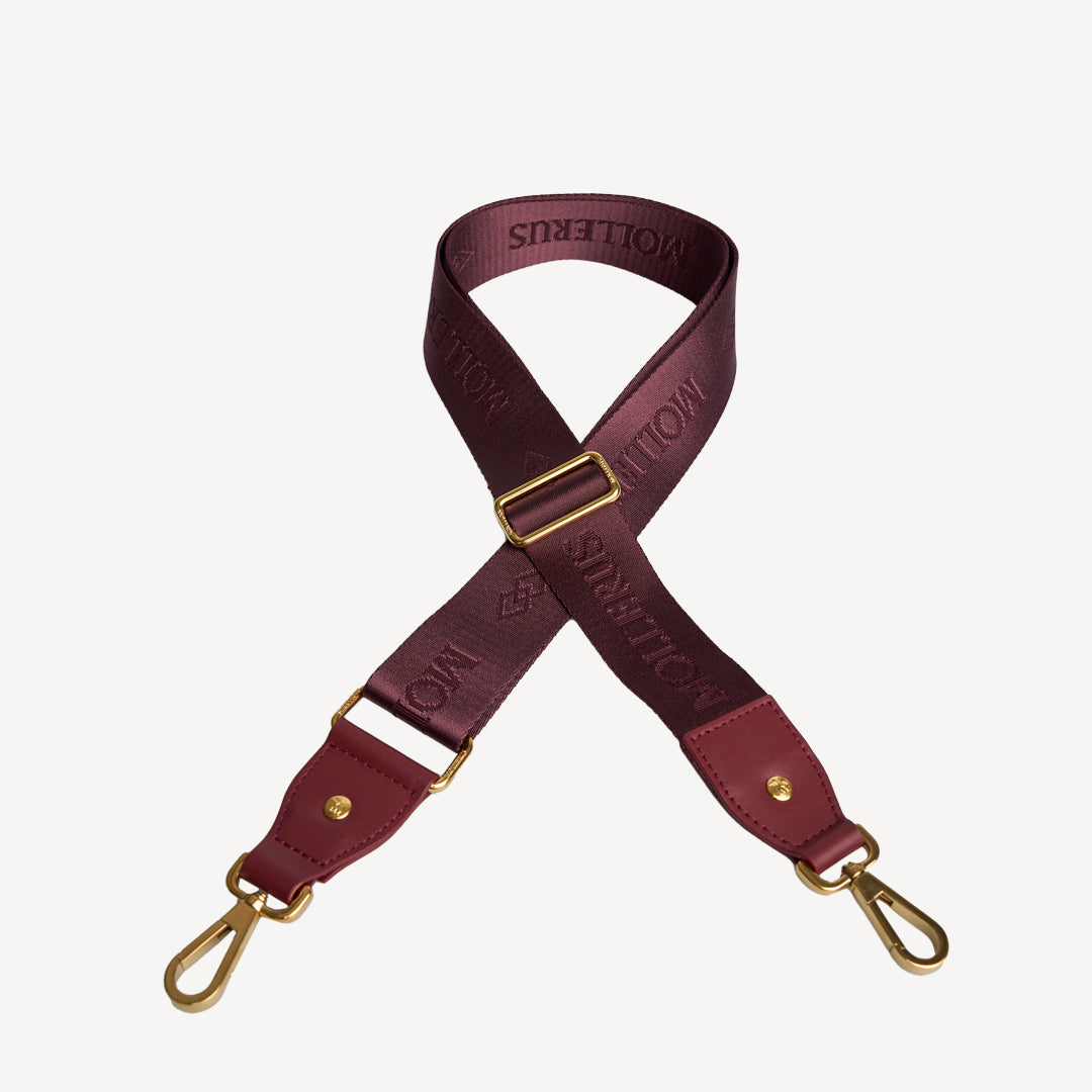 ALADDIN | Schulterriemen Mollerus antique rot/gold - frontal