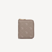 NIEDERHORN | Portefeuille Pecarus taupe/rosé/argent