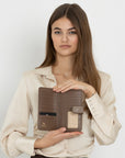 MATTERHORN | Portemonnaie Pecarus taupe/rosè/silber - offen body