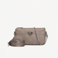 ZELL | Sac bandoulière Pecarus taupe/rosé/argent