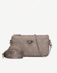 ZELL | Umhängetasche Pecarus taupe/rosè/silber - frontal