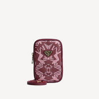 WILD HORN | Mobile phone wallet Maze bubble antique/gold