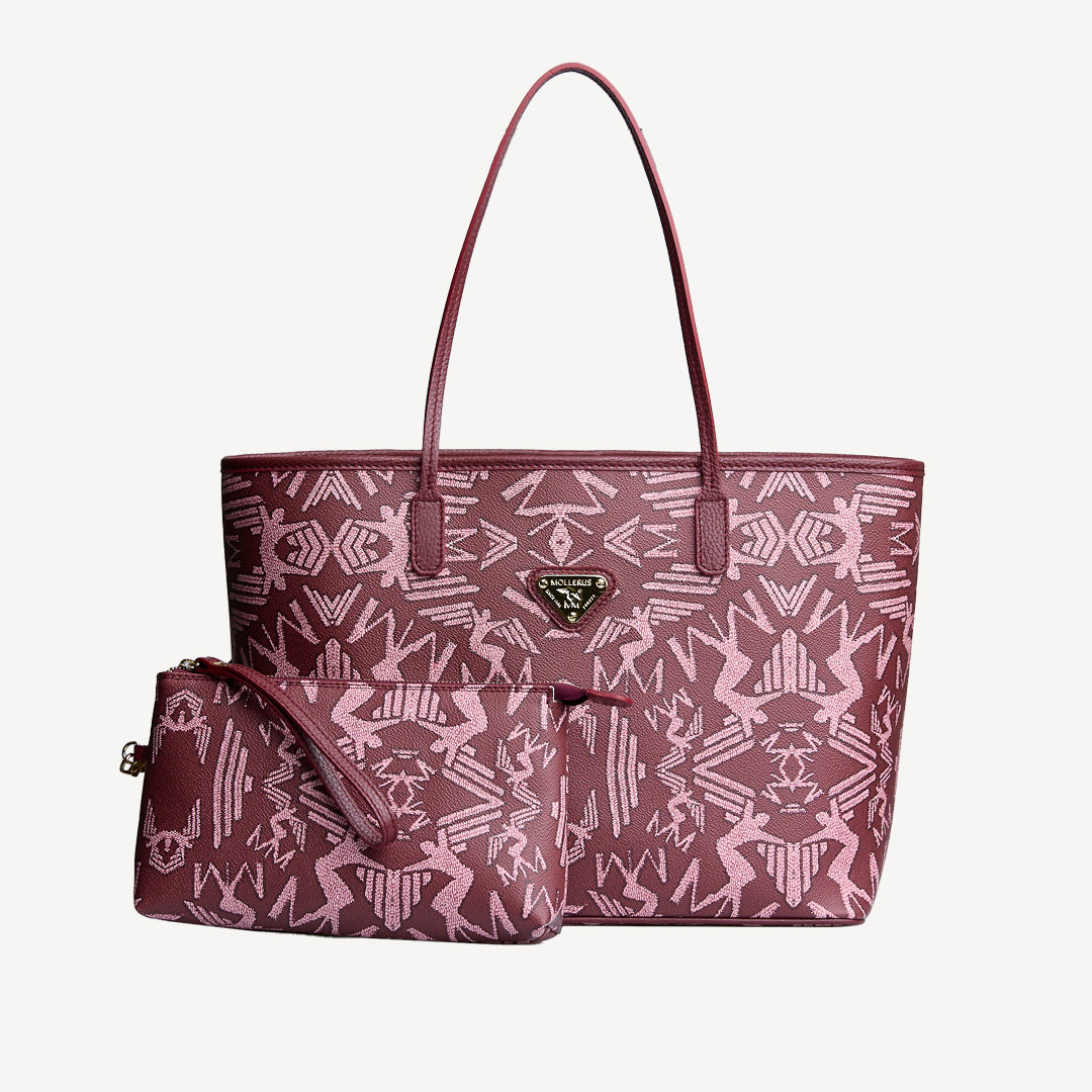 BERN | Shopper Maze bubble antique/gold - frontal