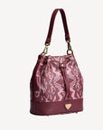 SION | Beuteltasche Maze bubble antique/gold - seitlich
