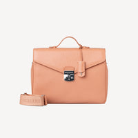 AVRY | Sac bandoulière pêche rosé/argent