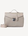 AVRY | Umhängetasche marble grau/silber - front