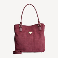 INDIAN SUMMER | Shopper Velours antik rot/gold