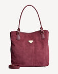 INDIAN SUMMER | Shopper Velours antique rot/gold  - frontal