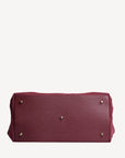 INDIAN SUMMER | Shopper Velours antique rot/gold  - von unten