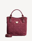 INDIAN SUMMER MINI | Shopper Velours antique rot/gold  - frontal