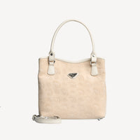 INDIAN SUMMER MINI | Shopper Velours vanilla beige/silber