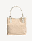 INDIAN SUMMER MINI | Shopper Velours vanilla beige/silber - von hinten