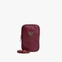 WILDHORN | Cell Phone Wallet Calfskin Antique Red/Gold
