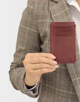 GY | Credit card holder antique red/gold