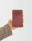 GY | Credit card holder antique red/gold