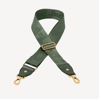 ALADDIN | Bandoulière vert olive/or 