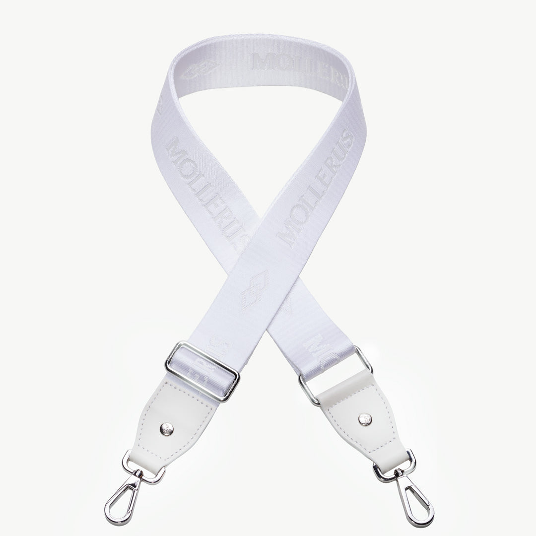 ALADDIN | Shoulder strap snow white/silver