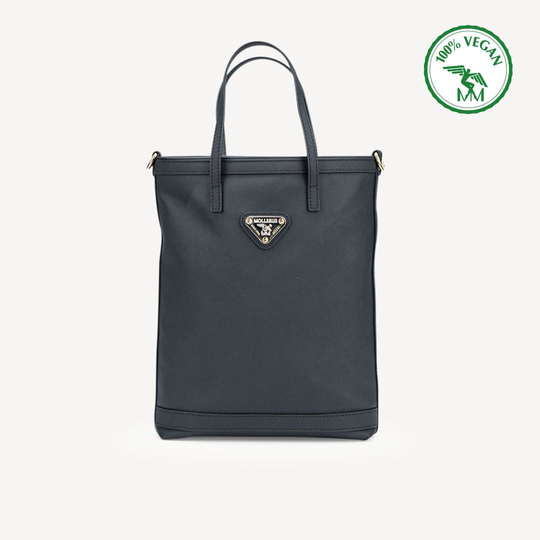 RANDA | Shopper apple leather black/gold 
