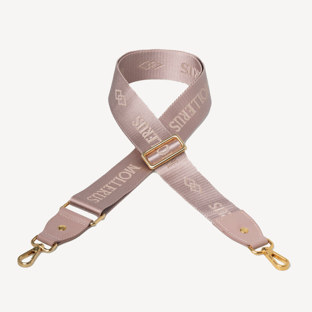 ALADDIN | Schulterriemen rosé/gold frontal