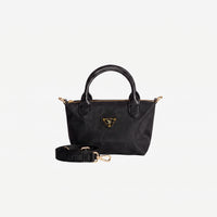 VALS | Umhängetasche Nylon classic schwarz/gold