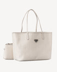 BERN | Shopper pearl weiss/silber - seitlich