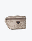BRIENZ | Gürteltasche camouflage beige/silber - seiltich