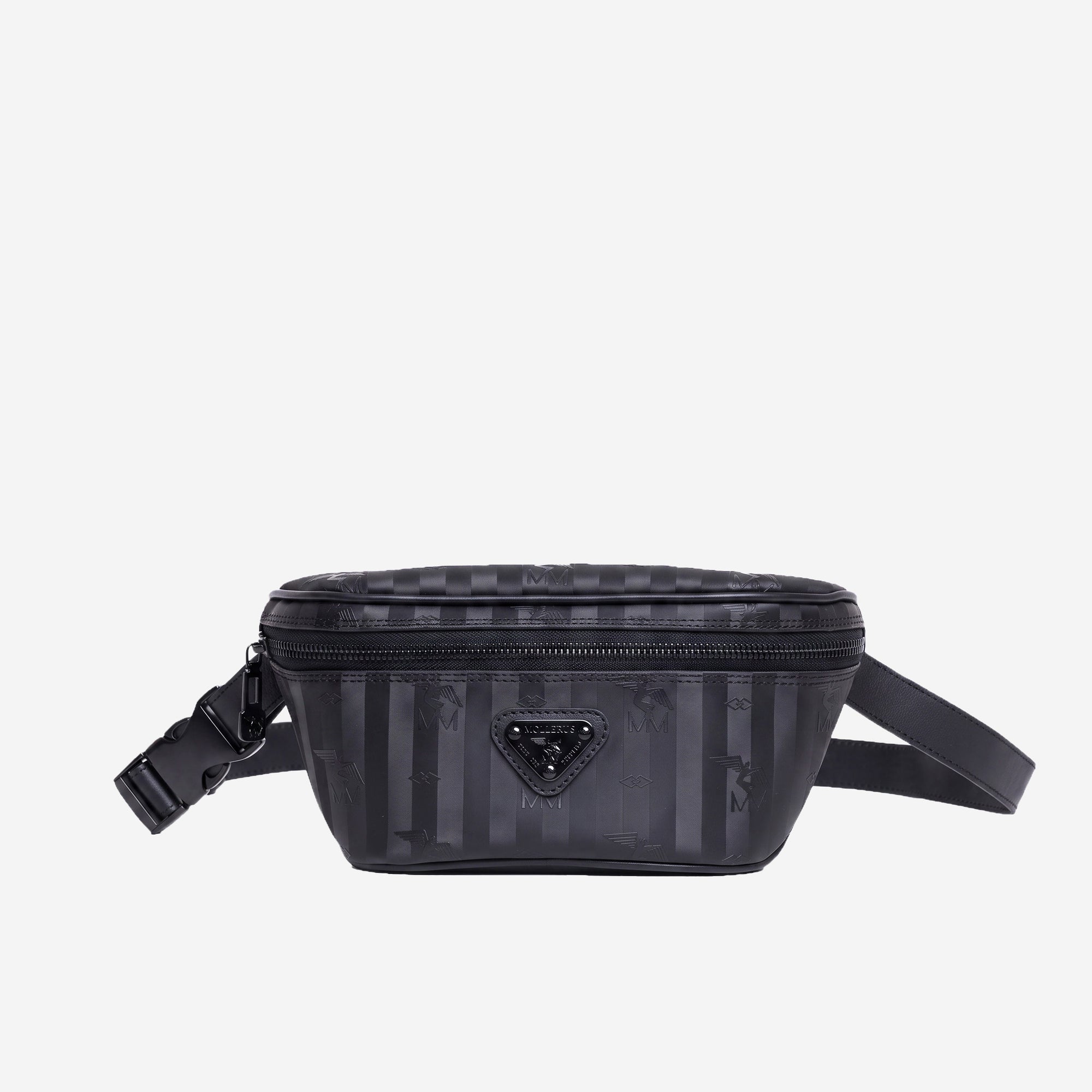 GRINDELWALD | Gürteltasche classic schwarz/schwarz - frontal