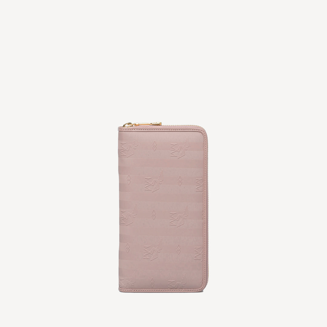 CLARIDEN | Portemonnaie soft rosé/gold - frontal