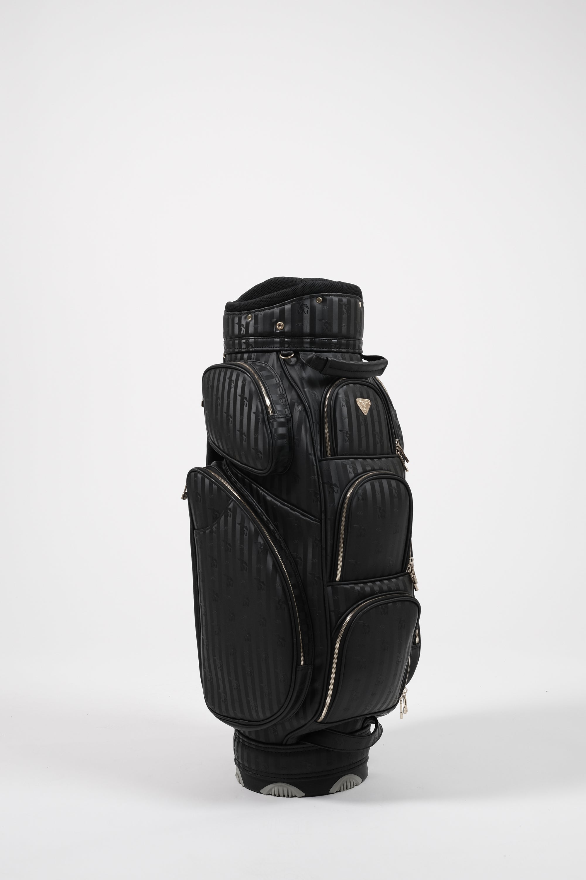EAGLE | Golfbag schwarz/silber - seitlich
