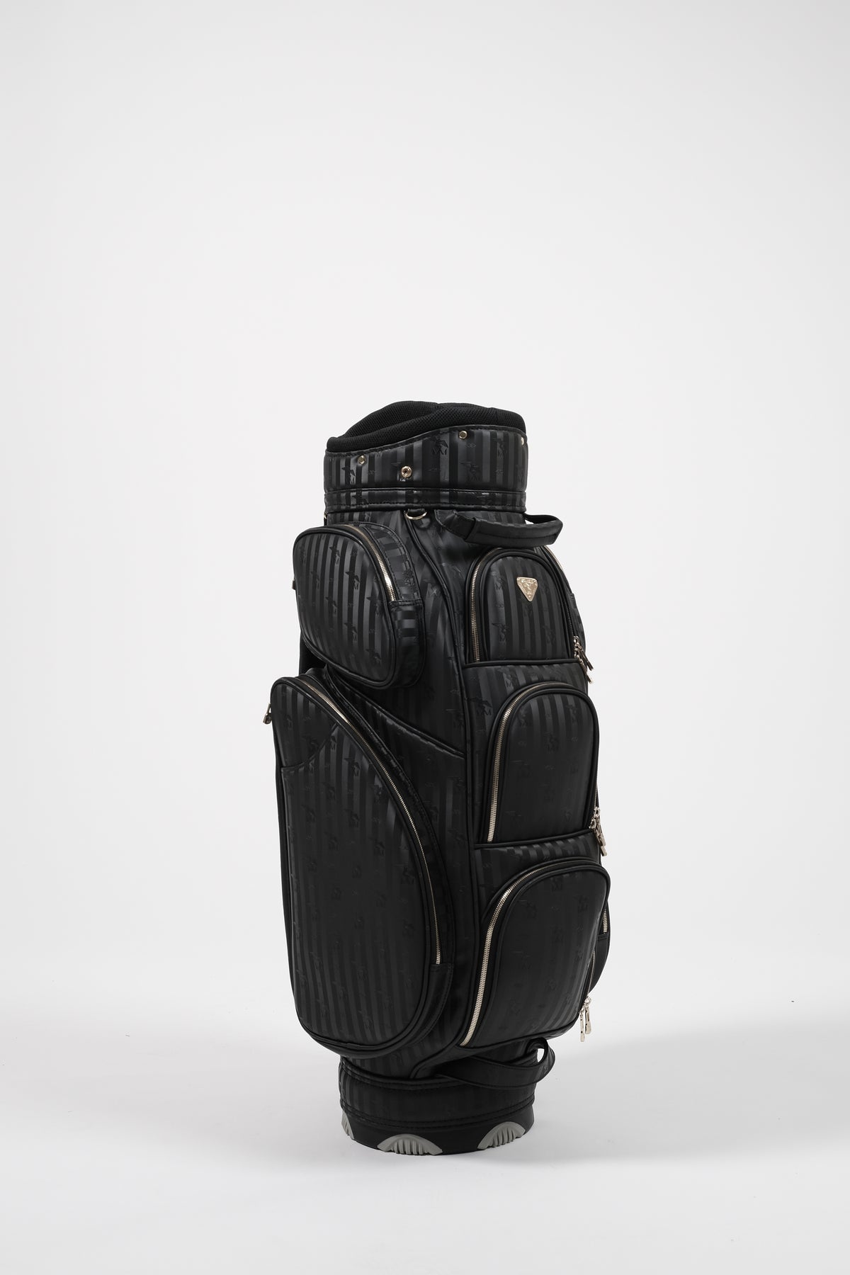 EAGLE | Golfbag schwarz/silber - seitlich