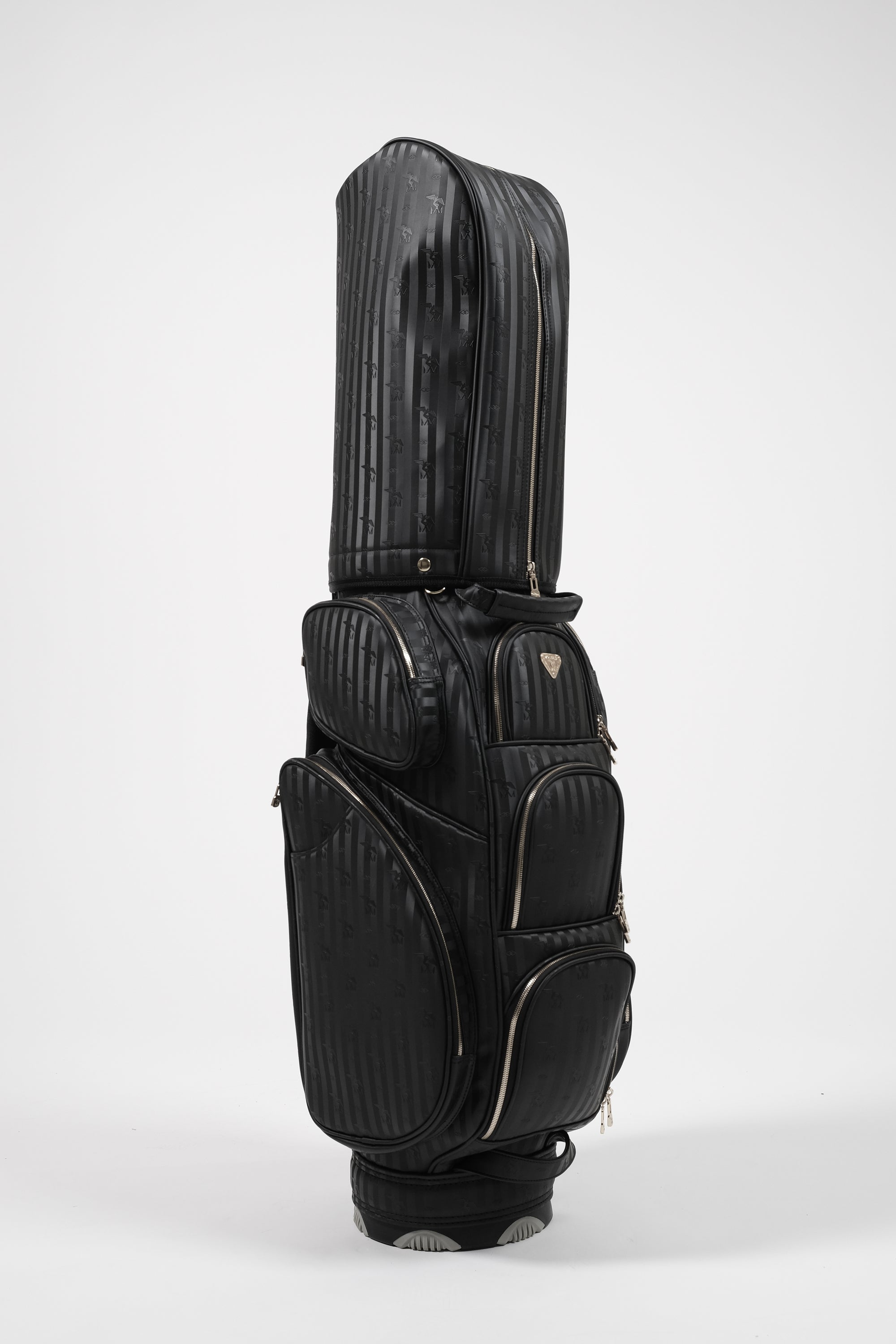EAGLE | Golfbag schwarz/silber - seitlich