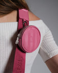 ZELL | Sac bandoulière rose bulle/argent