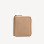 NIEDERHORN | Portemonnaie cappuccino/gold - frontal