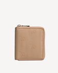 NIEDERHORN | Portemonnaie cappuccino/gold - frontal