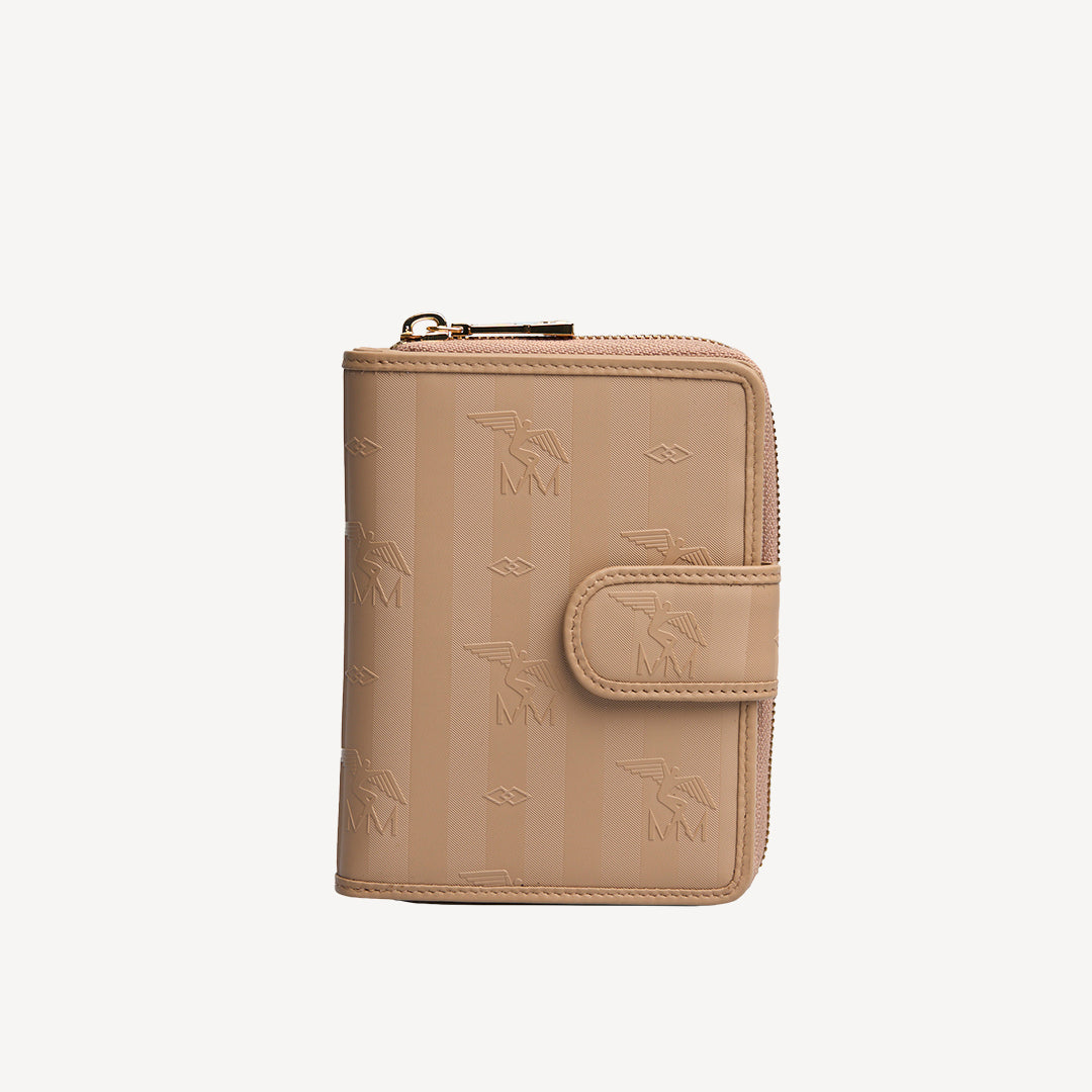 SAENTIS| Portemonnaie cappuccino/gold - frontal