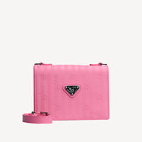 MELIDE | Shoulder bag bubble pink/silver