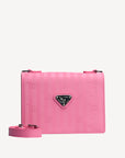 MELIDE | Umhängetasche bubble pink/silber - frontal