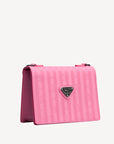 MELIDE | Umhängetasche bubble pink/silber - seitlich