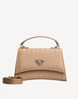 ROMONT | Umhängetasche classic cappuccino/gold - frontal